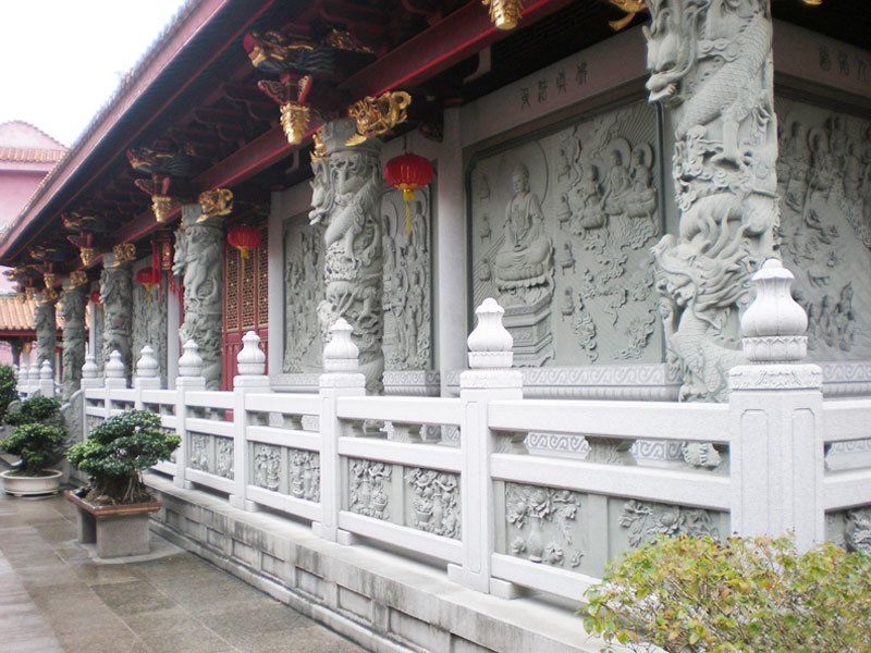 佛教文化之寺廟石欄桿雕刻講解
