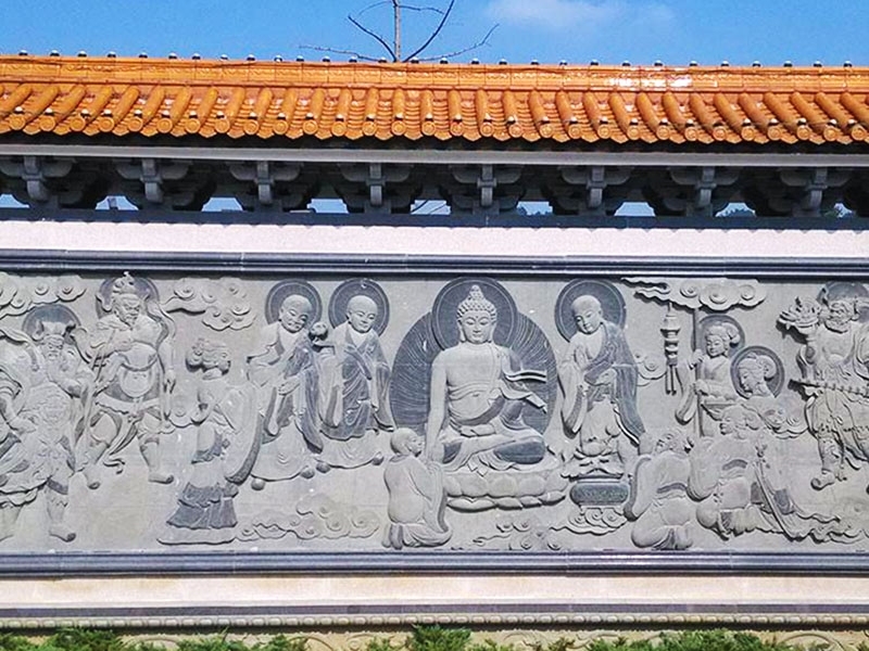 青島石雕壁畫