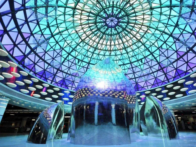 武漢地鐵3號線中央商務區穹頂—璀璨星河