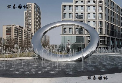 不锈钢水景雕塑