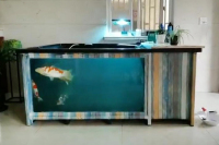 玻璃钢养鱼池视频