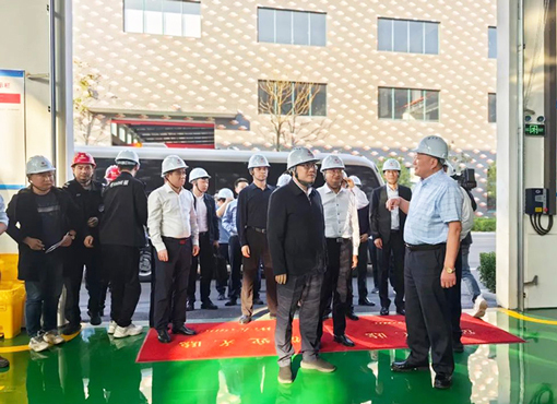 Zhang Mingkang, Deputy Secretary of the Yancheng Municipal Committee and Acting Mayor of Jiangsu Province, visited Suyan for on-site inspection