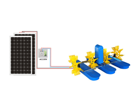 Solar Energy Paddle Wheel Aerator ( AC/DC )