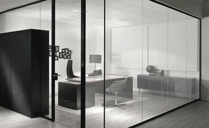 霧化玻璃隔斷在辦公室中的應用效果如何？