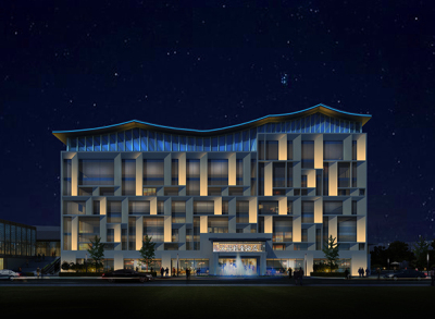 云南酒店大楼照明灯光亮化，打造高端入住体验