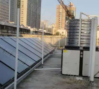 太陽能+空氣能熱泵熱水工程