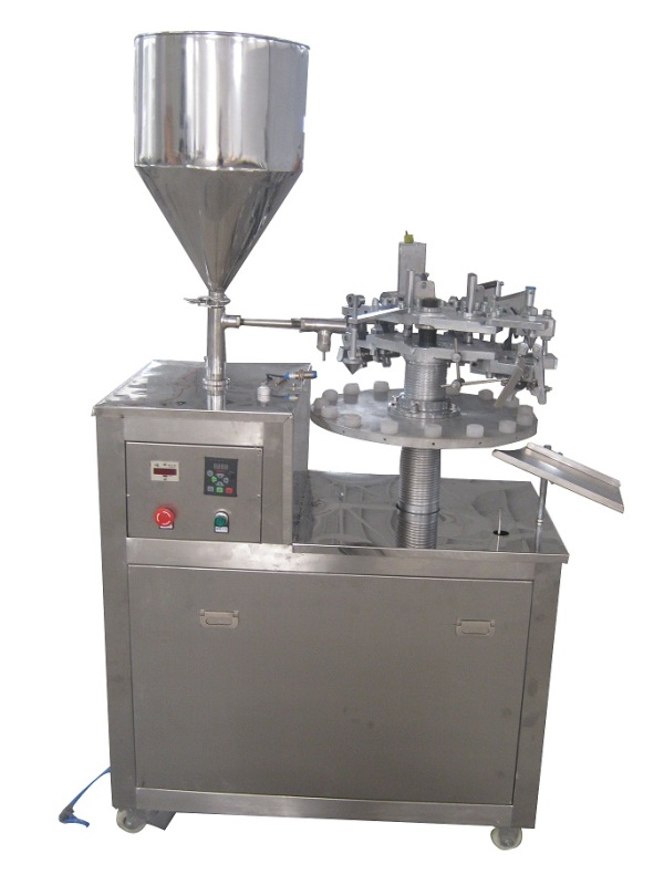 Fwj-4 semi automatic aluminum tube filling and sealing machine