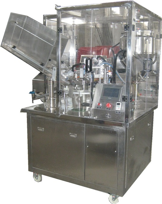 Automatic hose filling and sealing machine