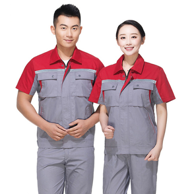 濱州工裝定制 定做夏季短袖工作服