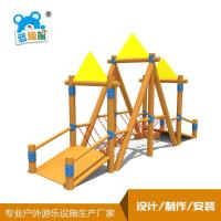 深圳室外木制组合滑梯