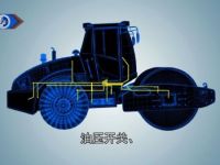 三維動畫制作壓路機機電氣系統合作案例天津交通職業學院