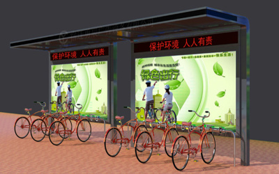 蘇州自行車停車棚YCZP-004