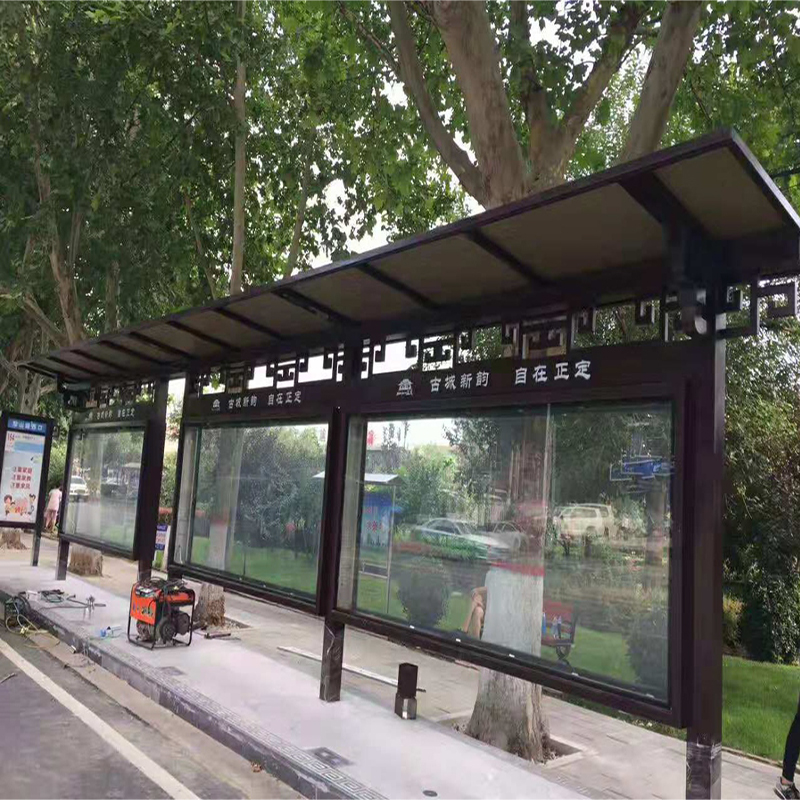 上海不锈钢公交站台