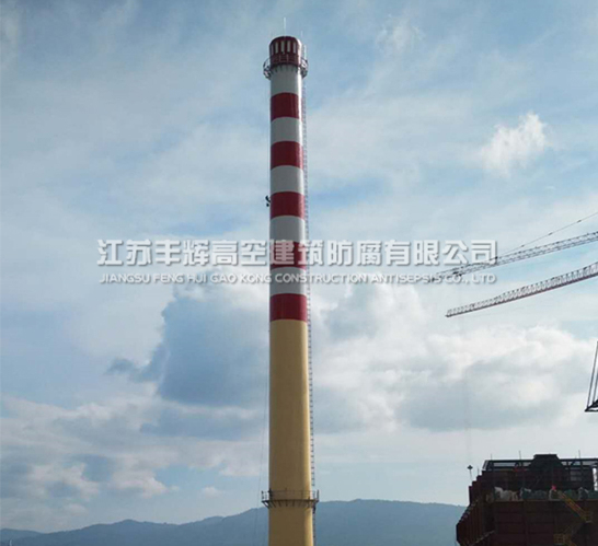 老挝100米混凝土烟囱