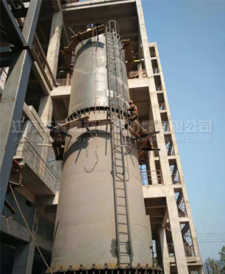 邯郸钢烟囱安装施工