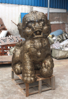 惠州不锈钢狮子雕塑