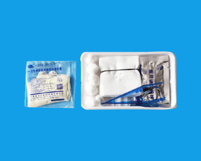 Disposable suture dressing change kit type I suture type