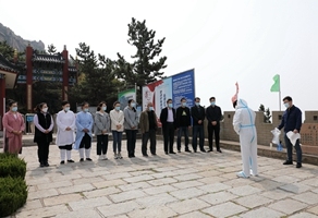 槎山旅游公司  举行疫情防控和防火消防演练