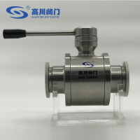 Manual high vacuum ball valve