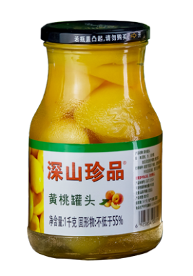 1000g canned yellow peach