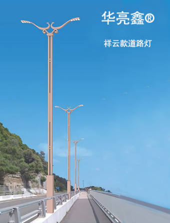 上海方管雙臂道路燈