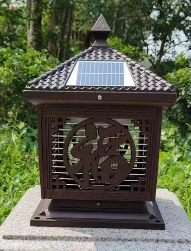 深圳太陽能柱頭燈