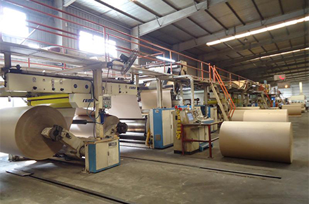 臺瓦楞紙板生產印刷機