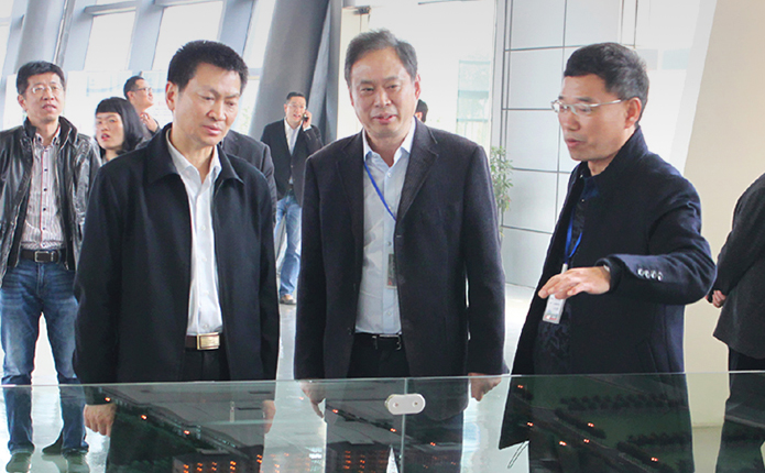 杭州市委常委、市政府党组副书记、副市长戴建平一行调研考察。