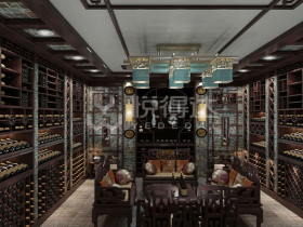苏州中式整体酒窖