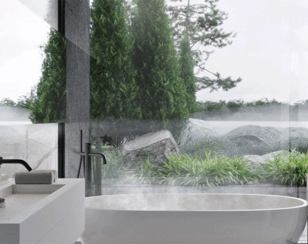杭州浴室調光玻璃