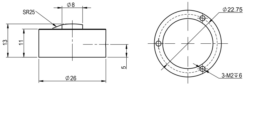 微型壓式測力傳感器