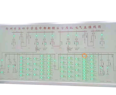 青島模擬屏-配電器主接線圖