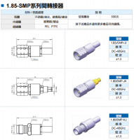 1.85-SMP系列间转接器