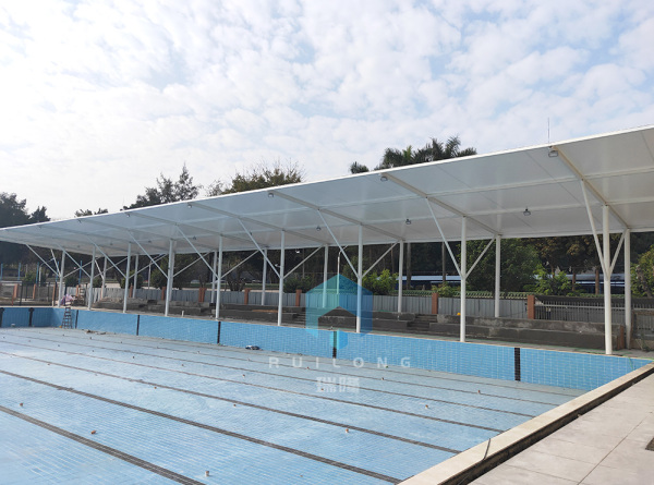 高明中學游泳池遮陽棚