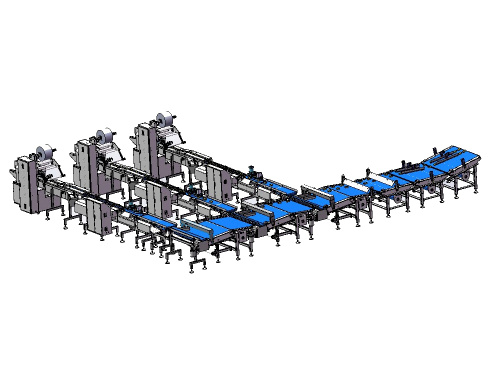 Ascending automatic counting line