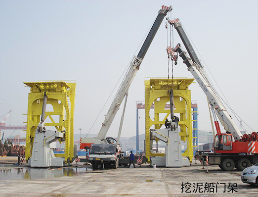 惠州大連鋼結構：挖泥船-門架