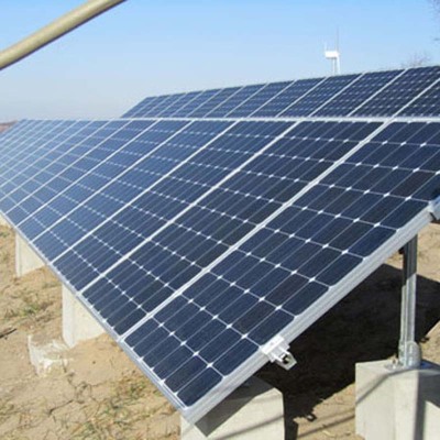 C-shaped steel ground photovoltaic support system