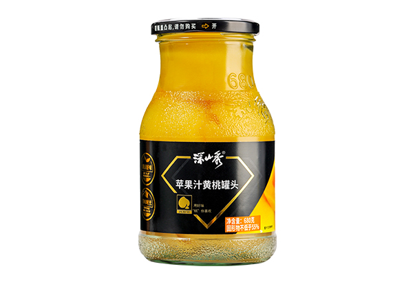 280g リンゴジュース黄桃缶