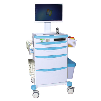 山东病人推车 SKR220-CP 移动式护理推车工作站
