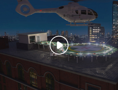 直升機停機坪三維動畫