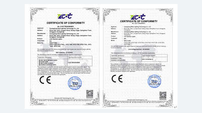 惟亞蒂榮獲CE及RoHS認證，安全環保體育燈得到國際認可！