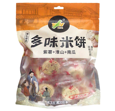 四平粵鴻龍門特產多味米餅400克（袋裝）