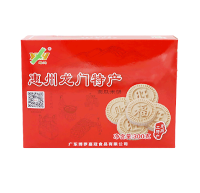 深圳粵鴻龍門特產南瓜米餅300克