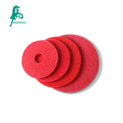 玛照里洗地机百洁垫各种尺寸红色清洁垫刷地机磨片