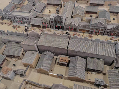 中式古建筑模型