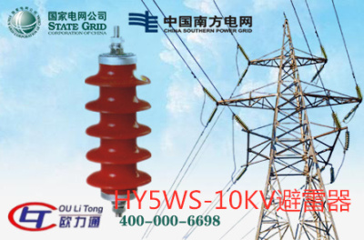 HY5WS-10KV 氧化鋅避雷器