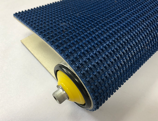 5.5mm蓝色PVC钢模花纹输送带