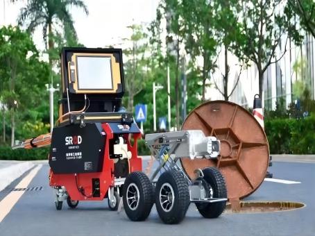 绥化市长江路人防工事CCTV管道机器人检测