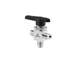 All-in-one threeway VCR ball valve