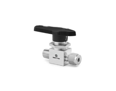 All-in-one ball valve with straight sleeve and male thread